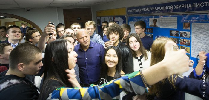 Президент Союза ММА России Фёдор Емельяненко отвечает на 11 вопросов студентов МГИМО